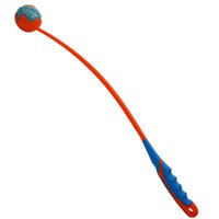 Scream Deluxe Grip Ball Launcher Dog Toy Loud Orange/Blue Medium 65cm