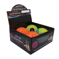 Scream Galaxy Ball Interactive Pet Dog Toy Counter Display Large 4 Pack