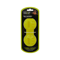 Scream Xtreme Treat Dumbbell Treat Dispensing Dog Toy Loud Green Med/Lge 14cm