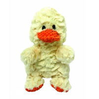 Multipet Wrinkleez Duck Plush Dog Squeaker Toy 24cm