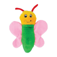 Zippy Paws Crinkle Toy Butterfly Plush Dog Squeaker Toy 19 x 20 x 5cm