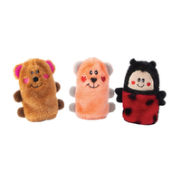 Zippy Paws Valentines Squeakie Buddies Pet Dog Squeaker Toy 3 Pack