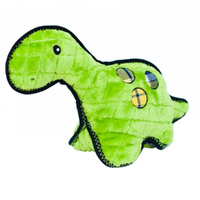 Zippy Paws Z-Stitch Grunterz Donny The Dinosaur Plush Dog Toy 35 x 25cm