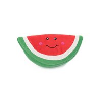 Zippy Paws Nomnomz Watermelon Plush Dog Squeaker Toy 17.5 x 12.5cm