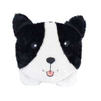 Zippy Paws Squeakie Buns Border Collie Interactive Plush Pet Dog Squeaker Toy