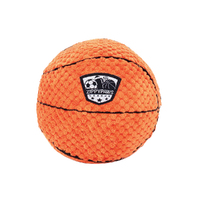 Zippy Paws SportsBallz Basketball Interactive Pet Dog Squeaker Toy 15cm