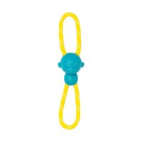 Zippy Paws ZippyTuff Monkey RopeTugz Plush Dog Toy Teal