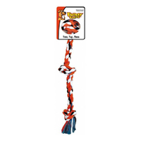 Flossy Chews Three Knot Tug Dog Chew Toy Assorted XL 91cm