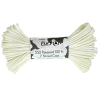 Fury Paracord 7 Strand Core Utility Cord 30m White (99354)