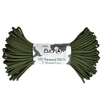 Fury Paracord 7 Strand Core Utility Cord 30m Olive Drab (99356)