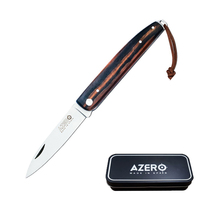Azero Ebony Wood Pocket Knife 175mm Overall Length (A100111)