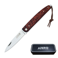 Azero Amboine Burls Pocket Knife 175mm Overall Length (A100241)