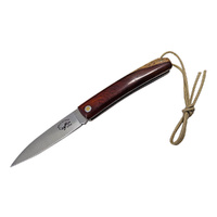 Salamandra Cocobolo Wood Handle Stainless Steel Pocket Knife 185mm (A120021)