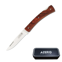 Azero Cocobolo Wood Pocket Knife 185mm Overall Length (A140021)