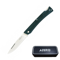 Azero Blue Micarta Pocket Knife 175mm Overall Length (A180101)