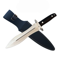 Azero Ebony Wood Hunting Knife 340mm Overall Length (A203111)