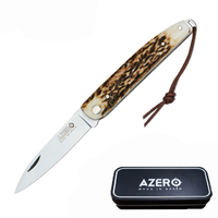 Azero Deer Stag Pocket Knife 190mm Overall Length (A210061)