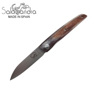 Salamandra Dark Camel Bone Stainless Steel Folding Pocket Knife 163mm (A230622)