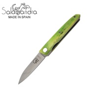 Salamandra Camel Bone Stainless Steel Pocket Knife 163mm (A230632)