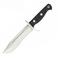 Azero Ebony Wood Hunting Knife 300mm Overall Length (A232111)