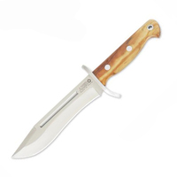 Azero Olive Wood Hunting Knife 260mm Overall Length (A233011)