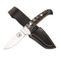 Salamandra Ram Horn Handle Stainless Steel Skinning Knife 190mm (A244453)