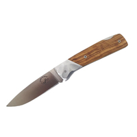 Salamandra Olive Wood Stainless Steel Pocket Knife 168mm (A304013)