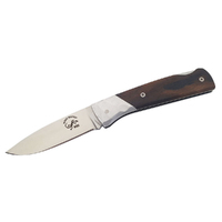 Salamandra Ziricote Wood Stainless Steel Pocket Knife 168mm (A304033)