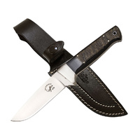 Salamandra Buffalo Horn Handle Fixed Blade Knife 230mm (A407753)