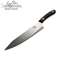 Salamandra Ziricote Wood Stainless Steel Chefs Kitchen Knife (A418)