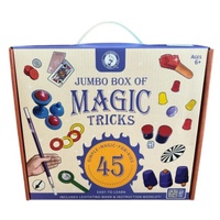Jumbo Box of Magic Tricks Set 45+ for Kids Ages 6+