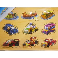 Vehicles Wooden Puzzle (AAC002636)
