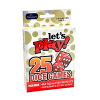 Continuum Lets Play 25 Dice Games 1-12 Players Ages 8+ (AAC003968)