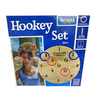 Formula Sports Hookey Set with 12 Throw Rings Classic Game Ages 6+ (AAC018321)
