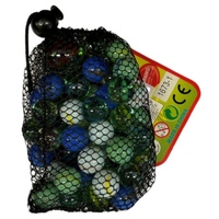Marbles Bag Classic Game Assorted for Ages 3+ 50 Pieces