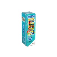 Cayro Balance Metal Box Natural Wood Board Game 2-4 Players Ages 6+