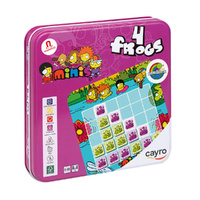 Cayro 4 Frogs Magnetic 4 in A Row Family Game 2-Players Ages 4-99 (AAC707775)
