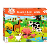 Hinkler Touch & Feel On The Farm Jr Jigsaw Puzzle 20 Pieces (ABW002985)