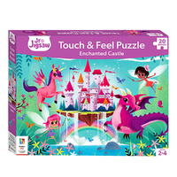 Hinkler Touch & Feel Puzzle Enchanted Castle Jr Jigsaw Puzzle 20pcs (ABW002992)