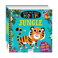 Bookoli Hide-and-Seek Pop-Ups Jungle Childrens Book Hardcover (ABW722712)