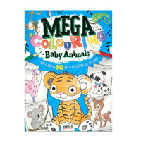 Bookoli Mega Colouring Baby Animals Childrens Activity Book (ABW725355)
