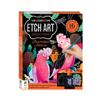 Hinkler Kaleidoscope Etch Art Creations Australian Nature Art Book (ABW925030)