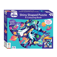 Hinkler Space Station Jr Jigsaw Puzzle & Colouring Book 100pcs (ABW948442)