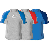 NEW ADRENALIN BOYS BEACH SHORT SLEEVE LYCRA RASH TOP - UPF 50+ RATING
