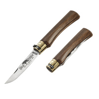 Old Bear Classical Carbon Walnut Pocket Knife XL 230mm (ANT-9306-23-LN)