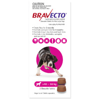 Bravecto Dog 6 Month Chew Tick & Flea Treatment 40-56kg Extra Large Purple