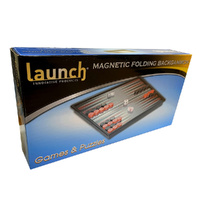 Launch Magnetic Folding Backgammon Set Classic Game 20cm (BAK741397)