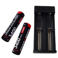 Powa Beam Dual Lithium 18650 Battery & Charger Kit 3400mAh (BAT-MC2P-34K)