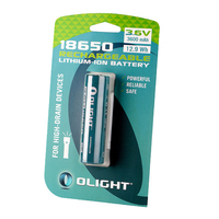 Olight 18650 3600mAh Rechargeable Lithium-ion Battery (BAT-R18650-36)