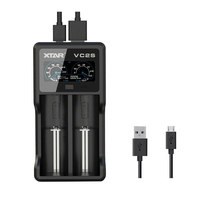 Xtar VC2S Fast LCD USB Battery Charger Power Bank (BAT-VC2S)